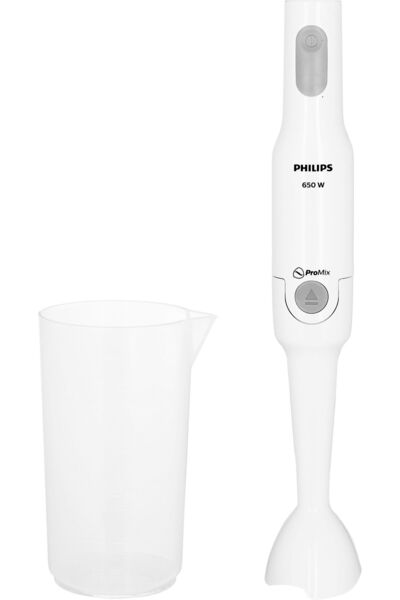 Philips Smart خلاط يدوي من الفولاذ من فيليبس، 650 واط - أبيض