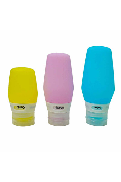 Kovar أنابيب سيليكون قابلة للضغط مانعة للتسرب، عبوات ملونة لإكسسوارات الحمام للشامبو والبلسم