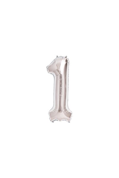 ENG PARTİ DÜNYASI Silver Number Foil Balloon 0–9 |   Shiny Silver Birthday an...