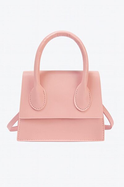 Timburly Tek Saplı Dokulu Çapraz Askılı Kadın Mini Cüzdan Omuz Çanta