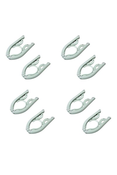 OEM Set 8 umerase portabile,subtiri si usoare,pentru calatorii si casa,verde,plastic,pliable,70x130 mm