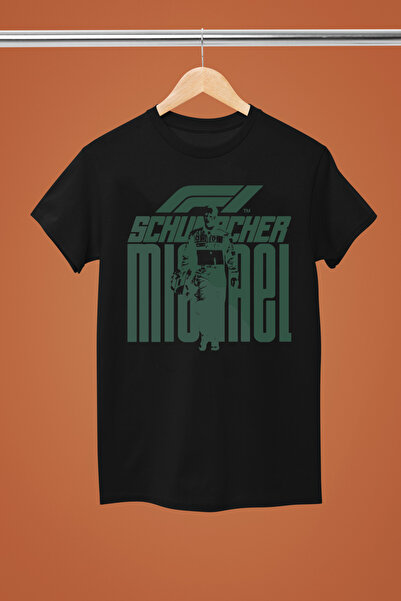 MAGORS MICHAEL SCHUMACHER ПЕЧАТЕНА ПАМУЧНА ТЕНИСКА С КЪСИ РЪКАВИ И РЕГУЛЯРНА ...