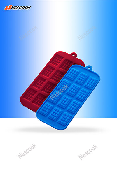 Neskuk Mini Tablet Silicone Chocolate Mold 12 Pieces Pastry Ice Mold Soap