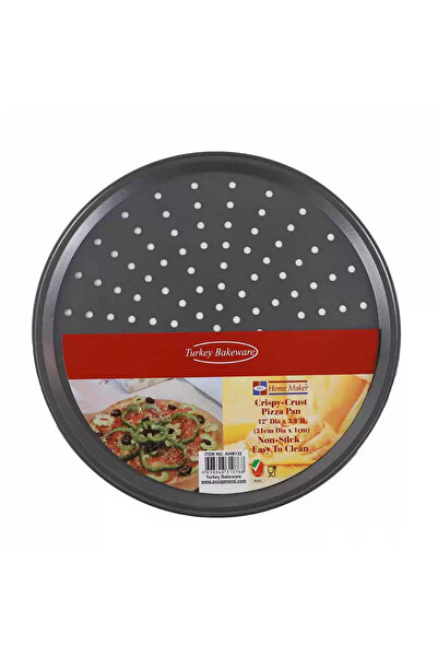HOME MAKER صينية بيتزا دائرية غير لاصقة سهلة التنظيف من AVCI، ذات قشرة مقرمشة...
