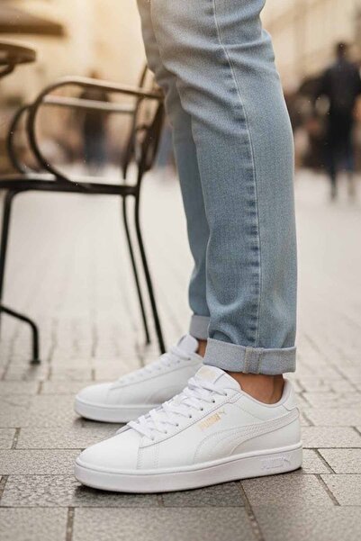 Puma Unisex White Sneakers Smash 3.0 Rs-700