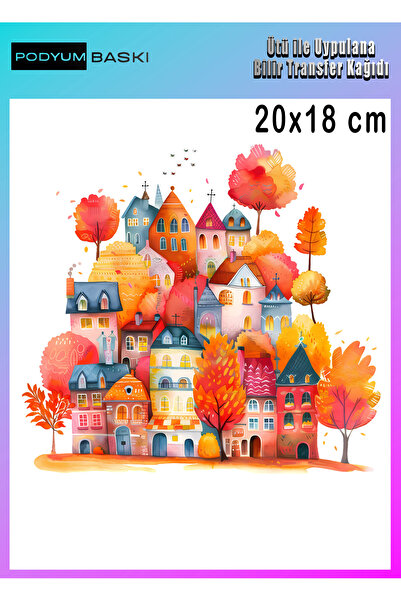 podyum baskı تصميم خاص بتأثير الألوان المائية، ألوان نابضة بالحياة، طباعة DTF...