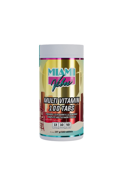 Miami Vibes Multi Vitamine, 100 Tablete,