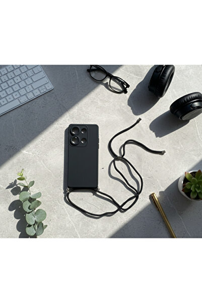 emybox Xiaomi Redmi Note 13 PRO 4G Boyun Askılı İpli Lansman İçi Kadife Silik...