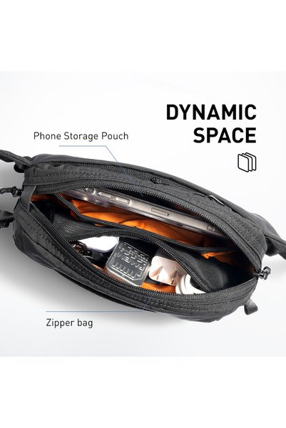 Mark Ryden MR308 Travel Pouch, RFID Blocking, Water Resistant Nylon, Anti-Theft Lock, Lightweight
