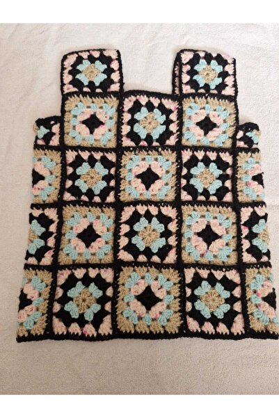 Ebi El örgüsü motifli bebek süveter