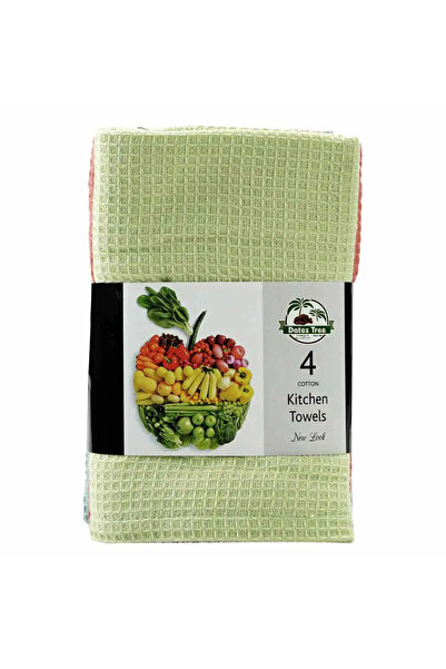 Kovar Cotton Kitchen Towel Set, High Absorbent Reusable Napkin Set- 4pcs