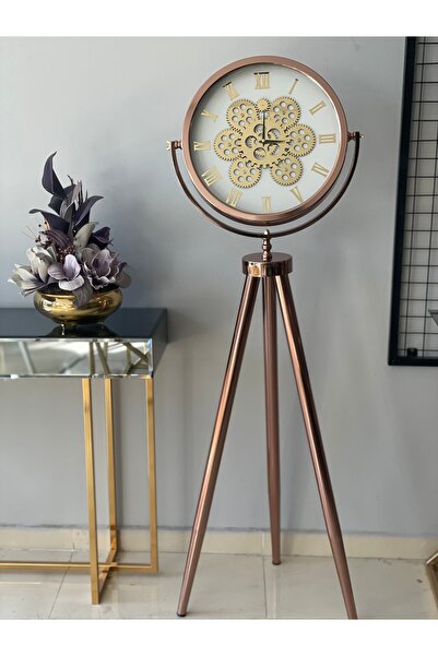 Libas Metal TRİPOD SAAT ÇARKLI ROSE METAL