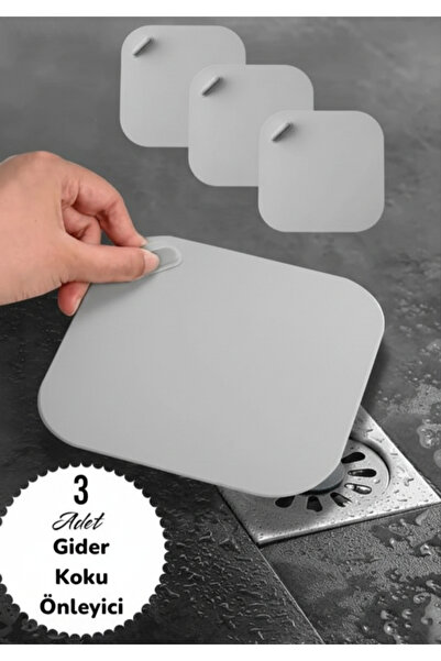ZeDesign 3 ADET Kötü Koku Önleyici Silikon Mat Banyo Mutfak Lavabo Balkon Gider Tıpası Kapağı Böcek Önleyici