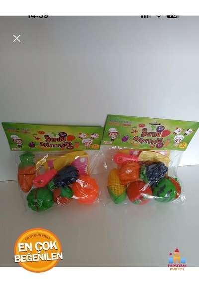 CanEm Meyve Kesme Set 12 Parça Food Heaven Kesilebilir Meyve Sebze Seti