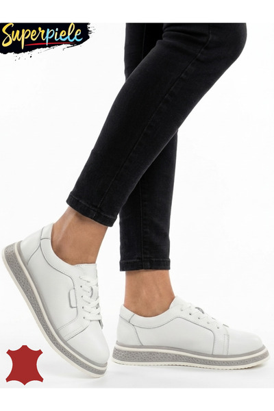 ANGEL BLUE УДОБНИ ДАМСКИ ЕЖЕДНЕВНИ ОБУВКИ ОТ ЕСТЕСТВЕНА КОЖА С ВРЪЗКИ