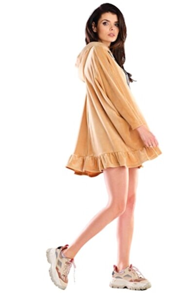 Awama Hoodie A419 - Beige - One size