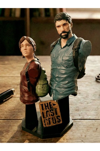 eselya ESELYA3D Ellie ve Joel Figür/the Last Of Us Part|| /BIBLO/DEKOR/15CM/F...