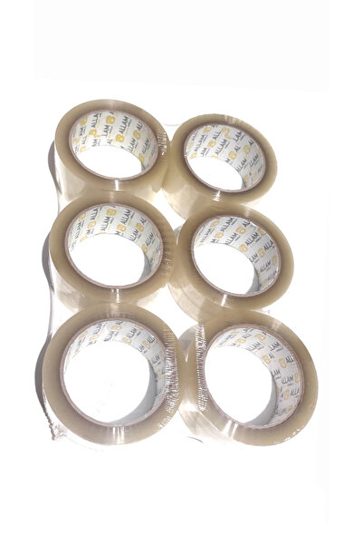 Allam Bandă adezivă 100 metri 6 bucăți (potrivită pentru bandarea COLI) 0,05 ...