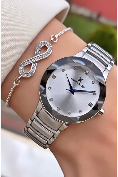 Daniel Klein Brand Original Silver Color 2 Years Warranty Steel Case Women's ...