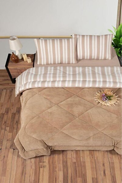 Kristal طقم نوم سوفت ريلاكس مزدوج من فرو المنك