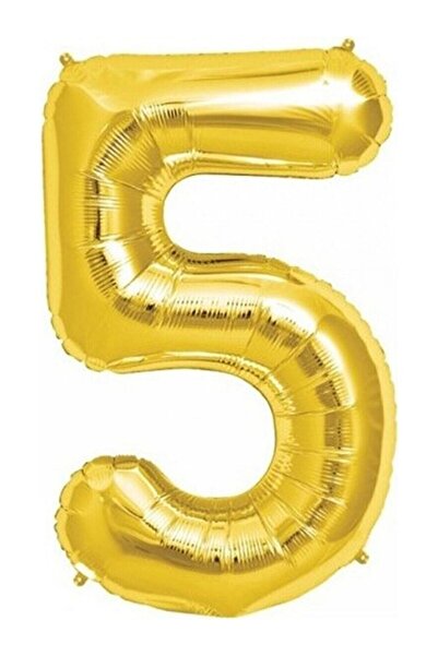 ENG PARTİ DÜNYASI Gold Number Foil Balloons 0–9 |   Shiny Gold Birthday and P...