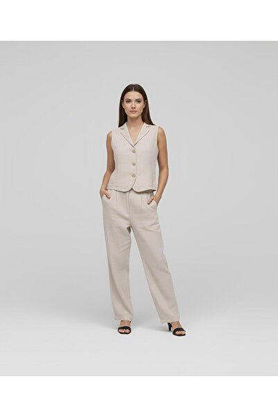 Rabiossa Women's Imported Linen Vest Suit