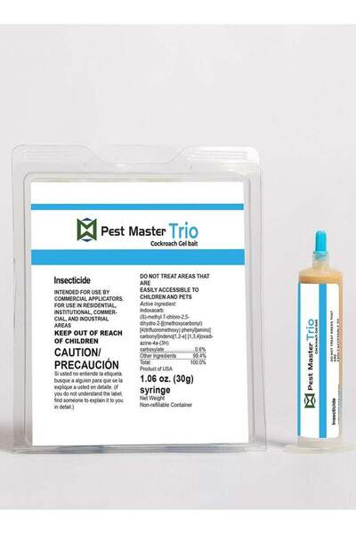 Pestmaster طُعم جلّ الصراصير الثلاثي من بيست ماستر - قاتل صراصير سريع المفعول