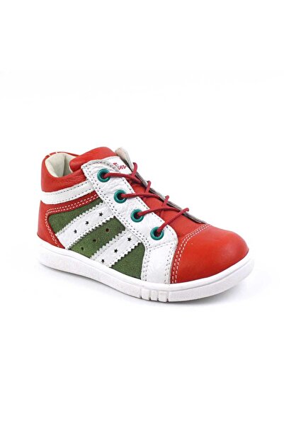 tino Ghete sport pentru copii , din piele naturala 3234-ROSU/V