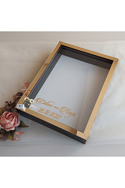 Verda Çerçeve 30X40 cm Led Deep Design Rose Box Memory Frame! Mirror Frame!