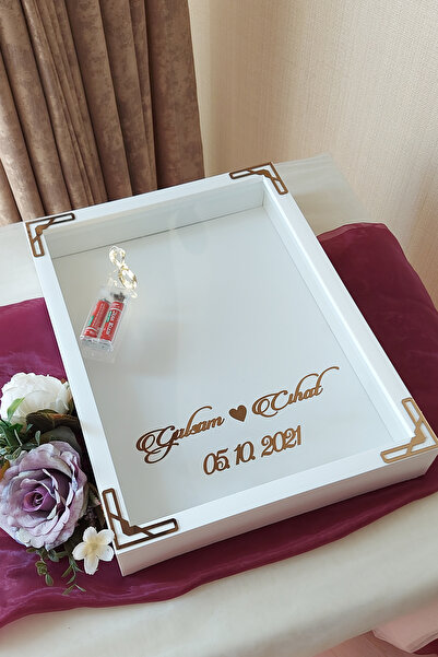 Verda Çerçeve إطار صور LED بتصميم عميق على شكل صندوق ورد مقاس 30×40 سم! إطار ...