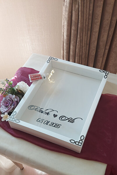 Verda Çerçeve إطار صور LED بتصميم عميق على شكل صندوق ورد مقاس 30×40 سم! إطار ...