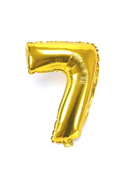 ENG PARTİ DÜNYASI Gold Number Foil Balloons 0–9 |   Shiny Gold Birthday and P...