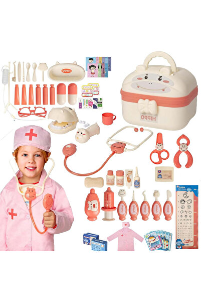 M.A&F's مجموعة ألعاب الأطباء للأطفال الصغار من إم. إيه آند إف، 58 قطعة (لون و...