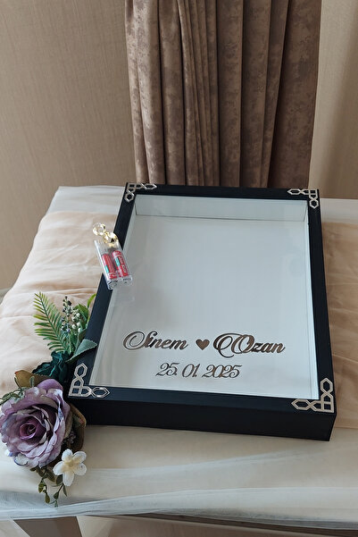 Verda Çerçeve إطار صور LED بتصميم عميق على شكل صندوق ورد مقاس 30×40 سم! إطار ...