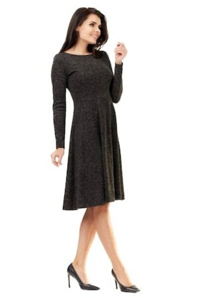 Awama Mini Dress for Women, Awama, Graphite, XL