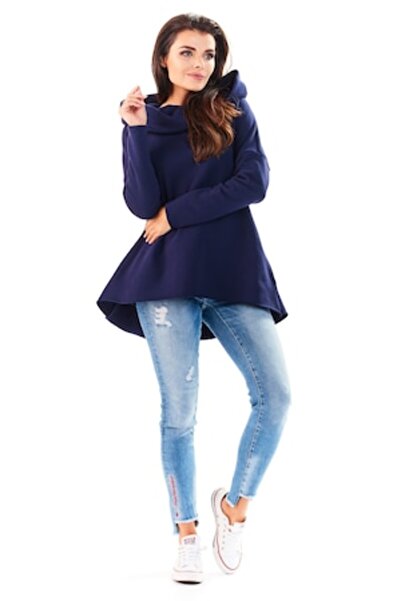 Awama Hanorac de damă, bumbac/elastan, bleumarin, S-M INTL