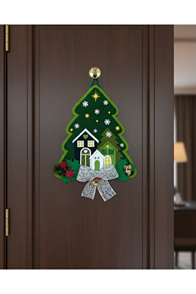 liya lazer pleksi Yılbaşı Temalı Kapı Süsü