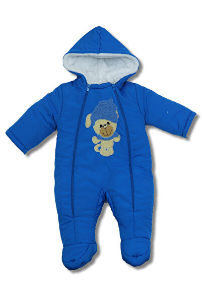 RebelBeBe Winter overalls for babies, with Hooded and fluffy lining, 0-3 months, 3-6 months