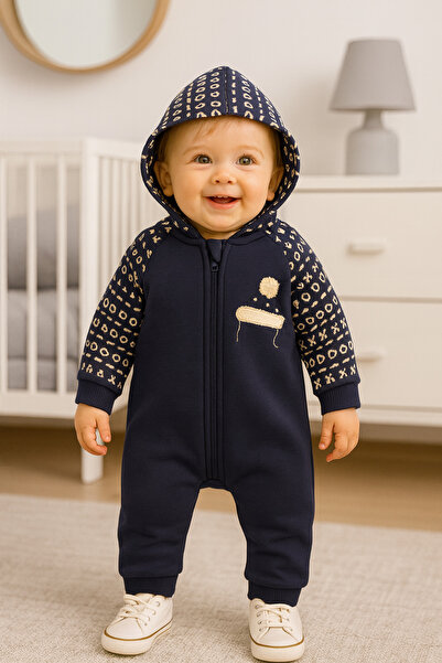 Momivi Kids بدلة شتوية للأطفال والرضع مصنوعة من القطن بنسبة 100%