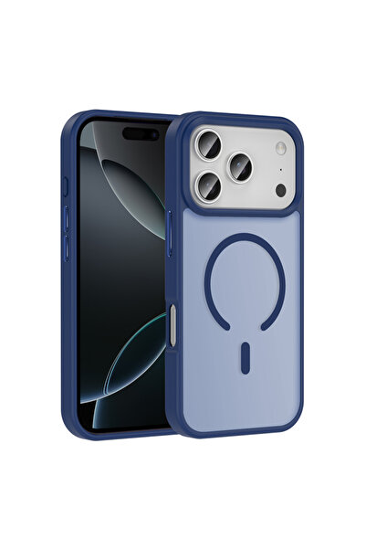 zore Apple iphone 17 Promax Telefon Kılıfı Magsafe Özellikli Metal Tuşlu - 5 ...