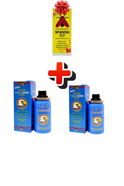 QOZMOLİFE Erkekler Için 2li Vigas 150000 Dellays Spreys +Kadın Isteks Artstır...