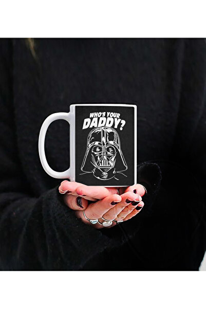 Darkia كوب من البورسلين بتصميم دارث فيدر مطبوع هدية