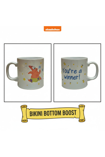 Space License كوب سبونج بوب - كوب سيراميك - 330 مل.