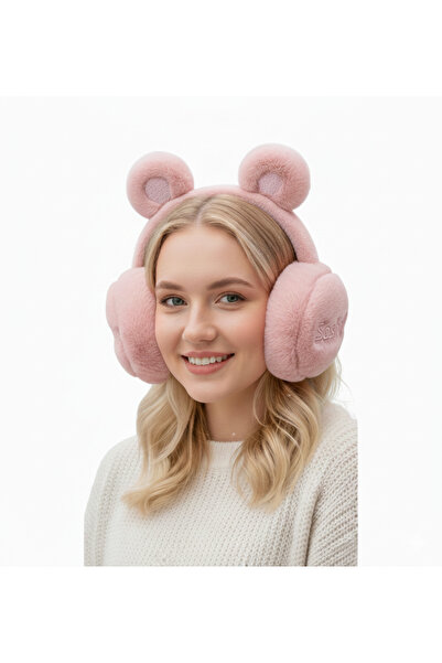Trendora Plush Winter Ear Muffs for Women & Girls | Soft Fleece Bear Ear Warm...