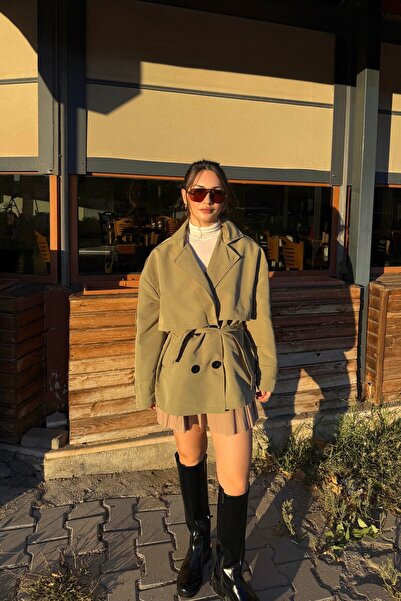 NET OF NOT Yeni Sezon Viral Kadın Trençkot