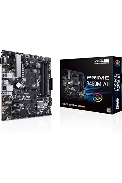ASUS Prime B450M-A II AMD AM4 Micro ATX Motherboard