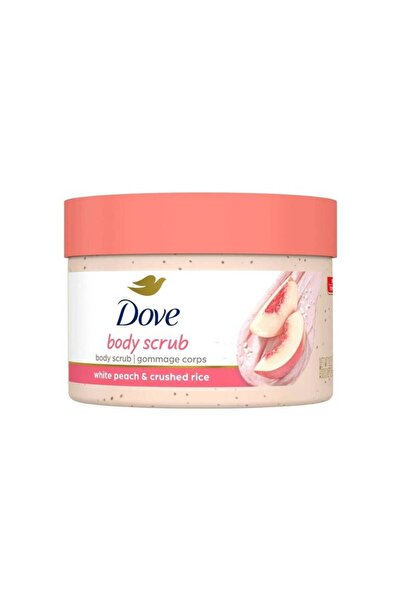 Dove Body Scrub with White Peach Extract and Rice Powder – 298 g
