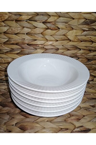 İmza Porselen Irmak 12 Pieces 19 cm Deep Dish Plate