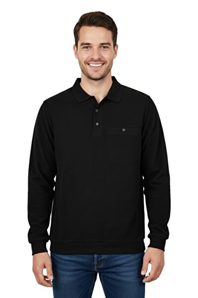 DYNAMO Polo pentru bărbați de mărime mare, cu buzunar, cu guler polo, Selanik Swea tricou BGL-ST04925