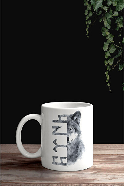 Darkia كوب بورسلين هدية بتصميم تركي بوزكورت جوكتورك ذو وجهين مطبوع